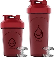 10-Pack BPA-Free Shaker Bottles: 5 Large 28 oz & 5 Small 20 oz for Smooth Drinks