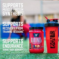 Amino X Muscle Recovery Powder – Keto-Friendly BCAAs, Grape Flavor, 30 Servings
