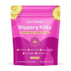 Slippery Kitty Feminine Probiotic + Moisture Gummies – All in One Solution with