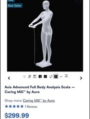Axis Advanced Full Body Analysis Scale – Caring Mill™ by Aura