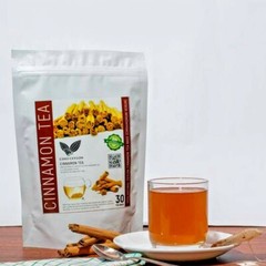 Natural Premium Ceylon Organic Cinnamon Tea bags Herbal drink 65g -balance sugar