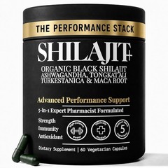 Highest Potency Black Shilajit for Men -80% Fulvic Acid – Natural Test Booster
