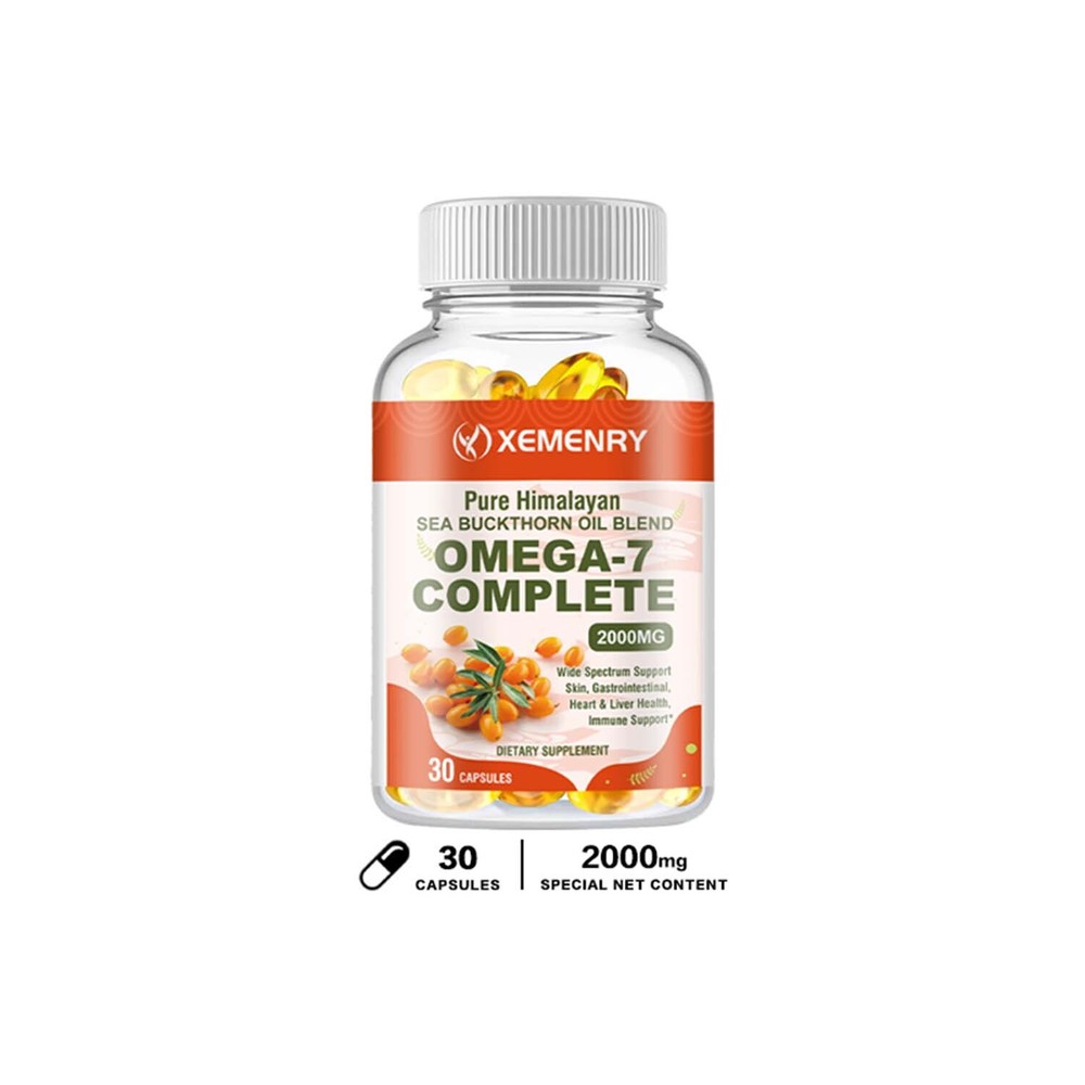 Omega-7 Complete – with Organic Sea Buckthorn Oil, Anti-aging, Antioxidant