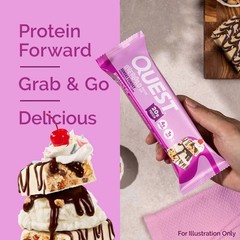 Quest Nutrition Overload Protein Bars – Sundae Funday – 12ct: 20g Protein