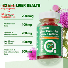 QualiLife Liver Cleanse Detox & Repair Gummies – 2000mg 60 Count (Pack of 1)