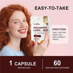 14-in-1 Astaxanthin 24mg & Lutein 40mg with Zeaxanthin Supplements