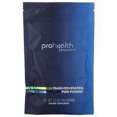 2 X ProHealth Longevity, Trans-Resveratrol Pure Powder, 3.5 oz (100 g)