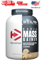 Dymatize Super Mass Gainer Protein Powder, Gourmet Vanilla, 52g Protein, 1g Crea