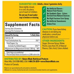 Nature Made High Absorption Magnesium Citrate 200 mg per serving, 60ct