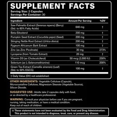 PRMR Prostate Pro Advanced Formula Prostate Health Support Supplement 60 Capsule