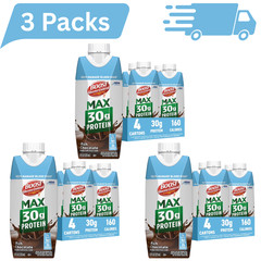 BOOST Glucose Control Max 30g Protein Shake Rich Chocolate 11 oz 12 Pack
