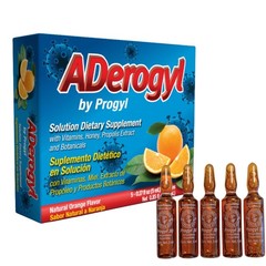 Aderogyl Oral Liquid Vitamins with A, C, D, E, Zinc, 0.03 Fl Oz (Pack of 5)