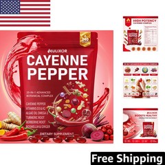 240 Gluten-Free Cayenne Pepper Softgels for Enhanced Circulation & Immune Health