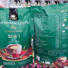 10x Wuttitham Healthy Instant Coffee 32 in 1 Herbs Mixed Manage Weight Control