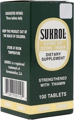 Sukrol, Vitamin, Improve Healthy Brain Function, 100 Tablets, Bottle