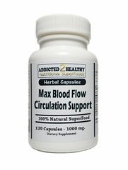 120 Blood Flow + Circulation Support Capsules|Beet Root, Cayenne, Garlic, Ginger