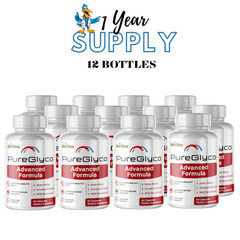 PureGlyco- Blood Support- 12 Bottles- 720 Capsules