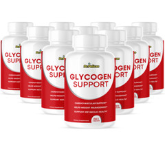 GlycogenSupport-Cardiovascular Health,Blood Pressure & Sugar Support-10 Bottles