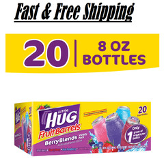 Little HUG Fruit Barrels Berry Blends Shelf Stable Kids Drinks 20ct, 8 fl oz