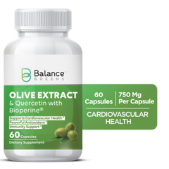 Balance Breens Olive Leaf Extract 60 Capsules – Quercetin 400mg with Bioperine