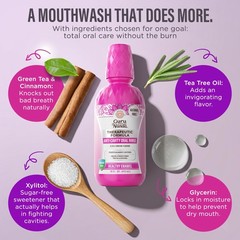 GuruNanda Anticavity Fluoride Mouthwash – Helps 16 Fl Oz (Pack of 2), Clear