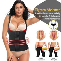 Women Waist Trainer Sweat Vest Workout Sauna Suit Tank Top Body Shaper Slimming