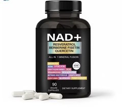 NAD+ – with Resveratrol, Berberine, for Anti-Aging, Antioxidant, Energy, Focus