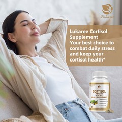 10-in-1 Cortisol Supplements with Magnesium, Ashwagandha, Chamomile, L-Theanine