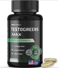 Daily Men’s Greens Supplement – TestoGreens Max Capsules for Enhanced Vitality