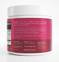 Max Strength Beet Root Juice Powder – 20:1 Concentrate, 60,000 mg Organic, Nitri