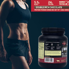 PureTaqwa-Diamond Standard 100% Whey Protein Powder-Double Rich Chocolate Flavor