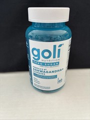Goli Nutrition Zero Sugar Ashwagandha Gummies 60ct EXP: 2027