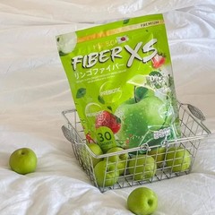 MIKEO Fiber XS Green Apple Detox Drink 30 Sachets Prebiotic Probiotic Sugar Free