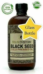 Black Seed Oil – 100% Pure Organic COLD PRESSED Cumin Nigella Sativa Unrefined