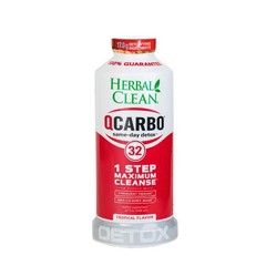 Herbal Clean QCarb0 32 Oz, 1 Step Maximum Cleanse Formula Tropical Exp 4/27