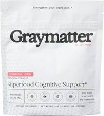 Graymatter Bright Mind Nootropic Powder (40 Servings: Strawberry Lemon) –