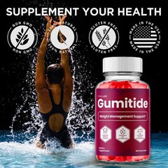 (3 Pack) Gumitide ACV Gummys 1000MG Advanced Gumi Tide Supplement 180 Gummies