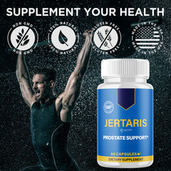 (1 Pack) Jertaris Pills Advanced Prostate & Bladder Support Formula 60 Capsules