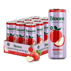Bloom Nutrition Sparkling Energy Drink – Natural Caffeine, Zero Sugar, 180mg Caf
