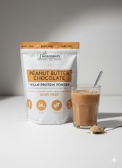 Just Ingredients Protein Powder- Peanut Butter Chocolate 20 Servings Exp 12/2026