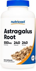 Nutricost Astragalus Capsules 550mg, 240 Capsules – Non-GMO and Gluten Free