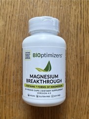 Bioptimizers Magnesium Breakthrough all 7 essential forms – 60 capsules -250mg