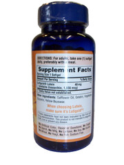 Puritan’s Pride Lutein 40 mg with Zeaxanthin – 120 Softgels