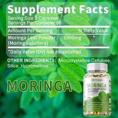 Moringa – Antioxidant, Immune Booster, Energy & Metabolism, Digestive Support