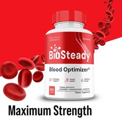Bio Steady Capsules, Max Strength Formula, BioSteady Supplement (1 pack)