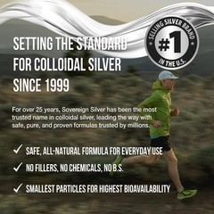 Sovereign Silver Immune Support, Colloidal 32 Fl Oz (Pack of 1), Brown