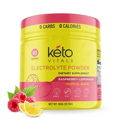 Keto Vitals Electrolytes Powder – Sugar Free Keto Electrolytes Powder with Po…
