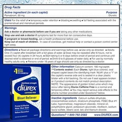 Diurex Max Maximum Strength Caffeine-Free Diuretic Water Pills 48 Count