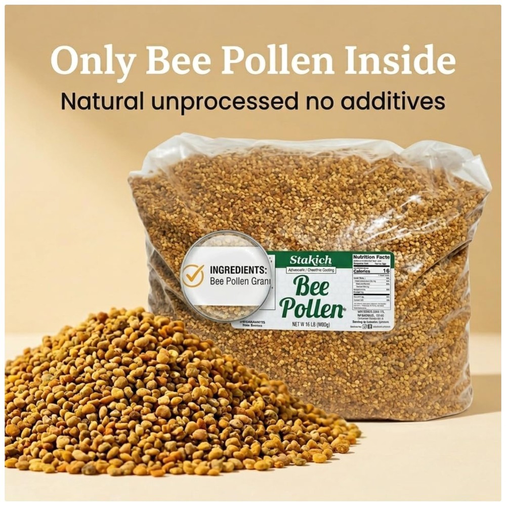 Organic Bee Pollen 10 lb – Nutrient-Rich Supplement