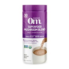 Hot Chocolate Blend Mushroom Powder, 8.47 Ounce Canister, 30 Servings, Cocoa,..